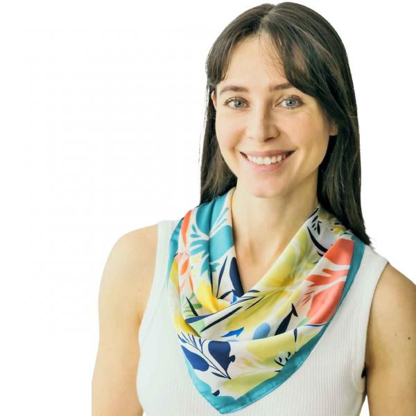 Square Satin Neck, Head and Purse Scarves