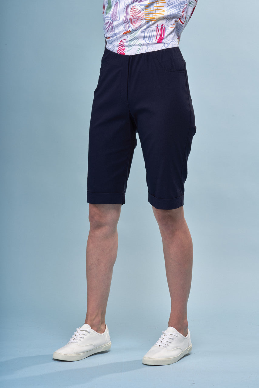 Plain Knee Shorts