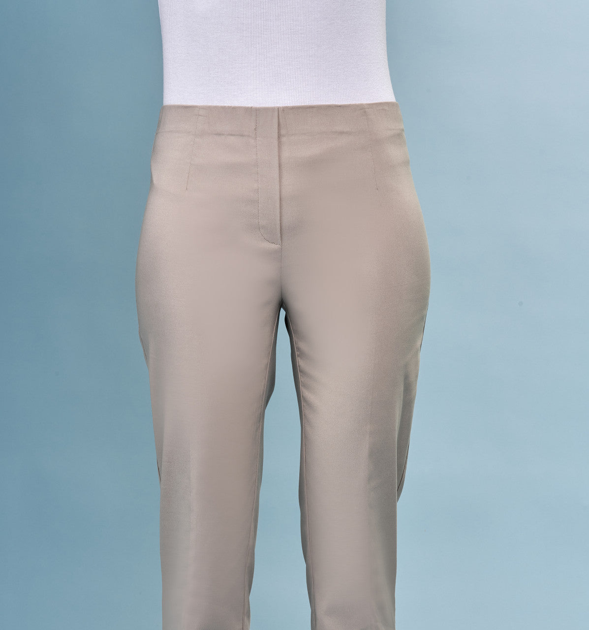 Stretch Capris with Side Slit