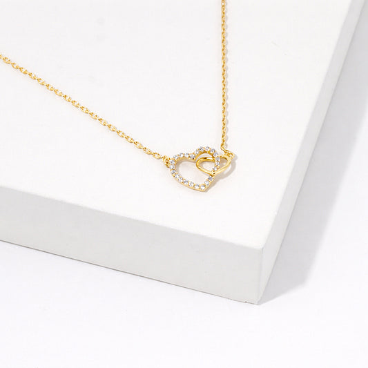 18K Gold Dipped Where Love Meets Laughter Necklace