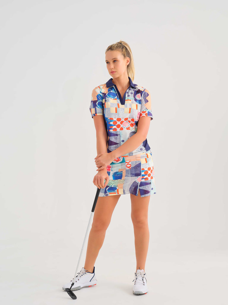 Abstract Art Skort - Sportswear (Golf/Tennis/Pickleball)
