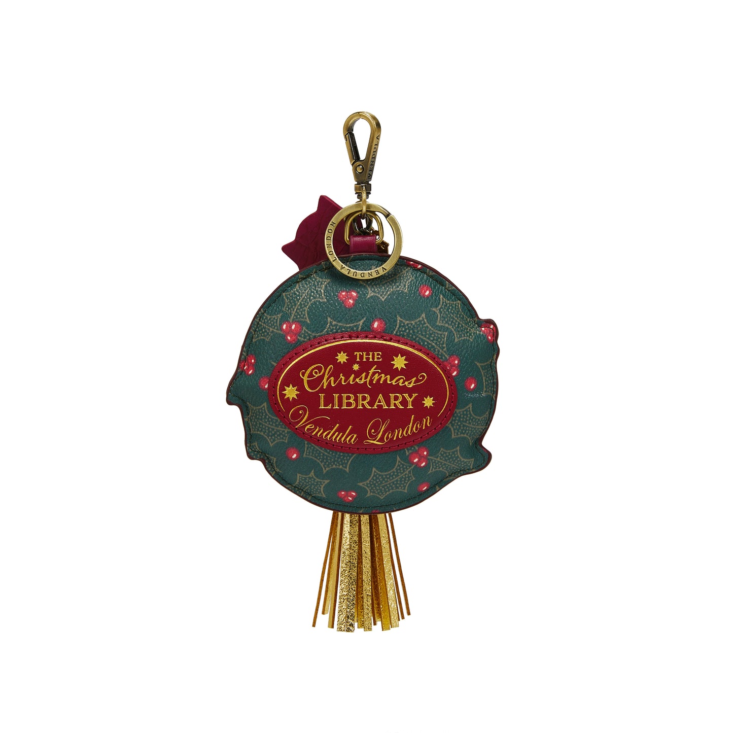 Vendula Christmas Library Key Charm