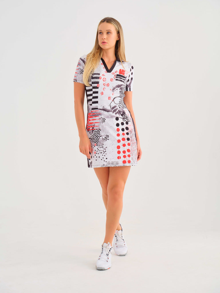 Collage Print Dress - Sportswear (Golf/Tennis/Pickleball)