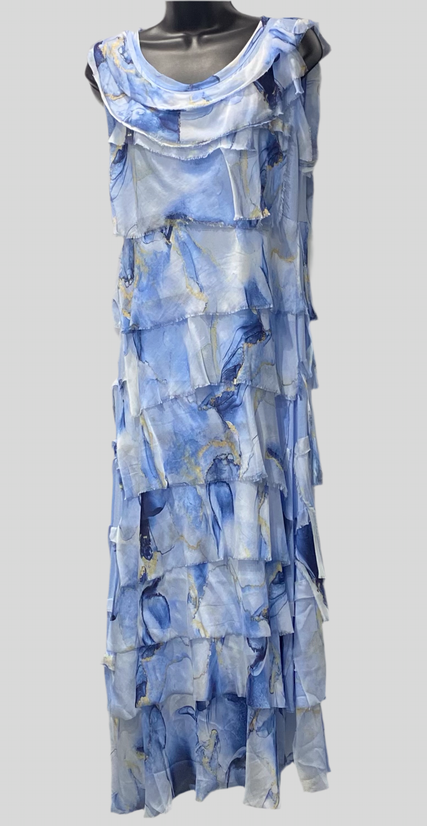 Italian Layered Printed Dress (in 11 colors)