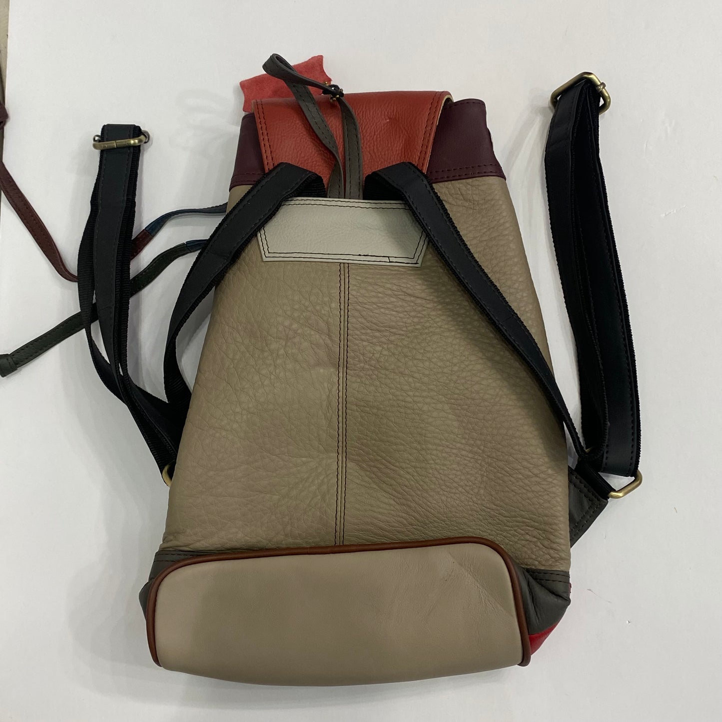 Multicolor Leather Backpack