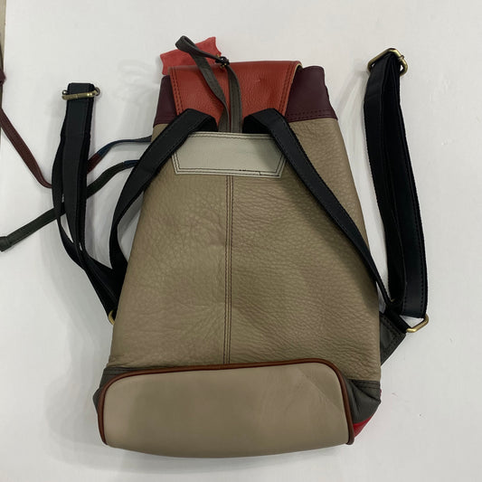 Multicolor Leather Backpack