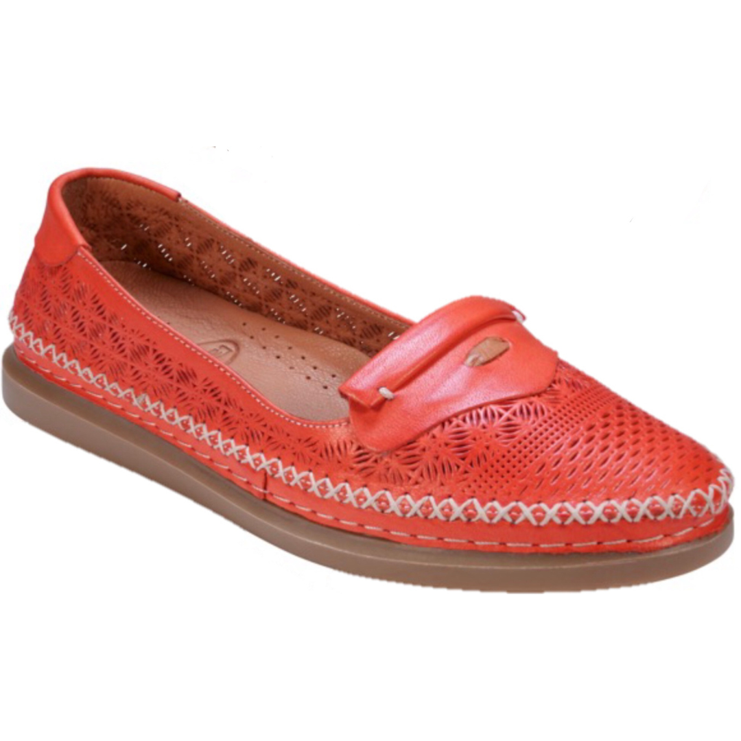 Multi Laser Cut Designs on these Leather Shoes (in 3 colors)