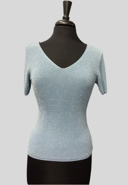 Soft Shimmer Short Sleeve Shirt
