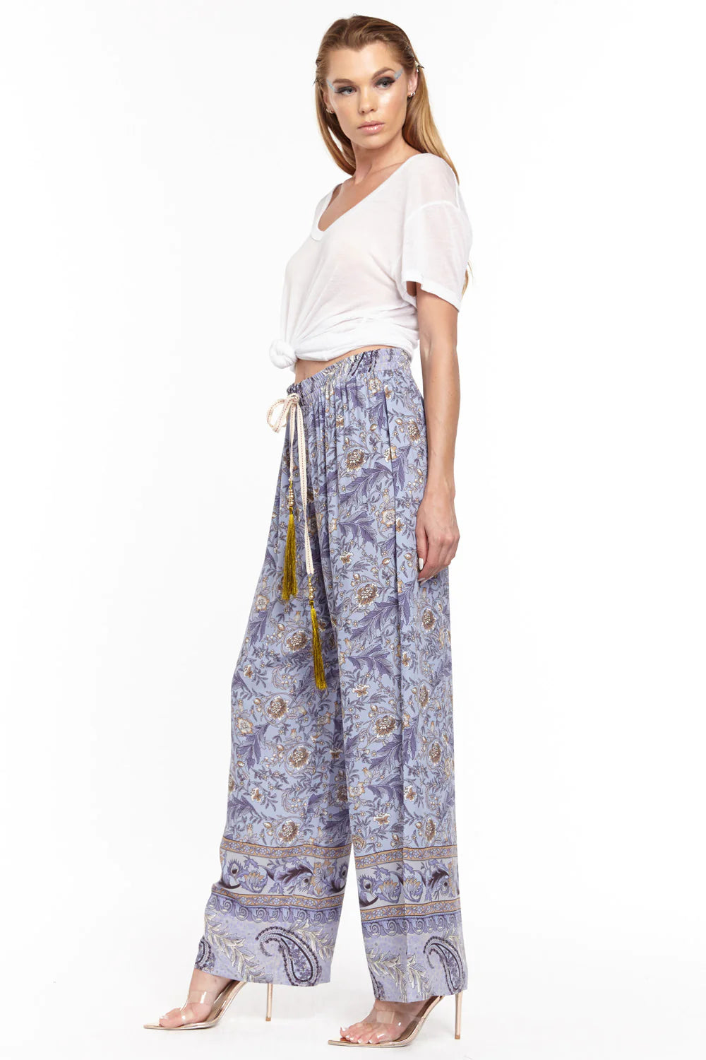 Lilac Floral Pants