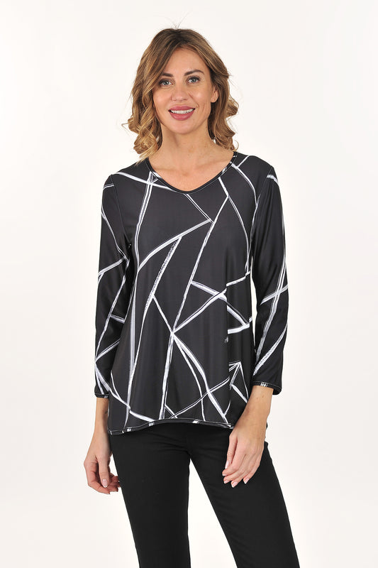 Reversible Long Sleeve Knit Top