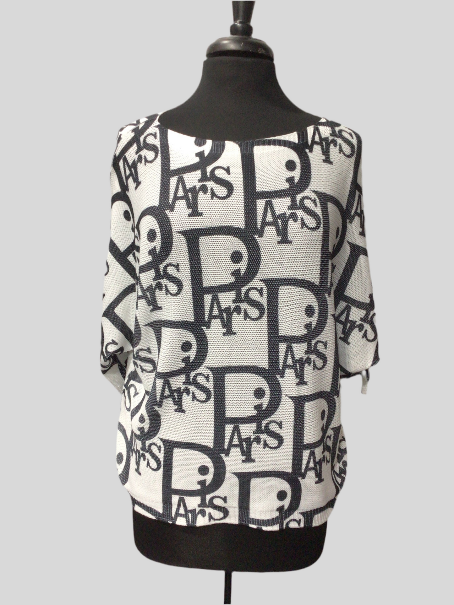 3/4 Sleeve Italian Loose-Knit Tops