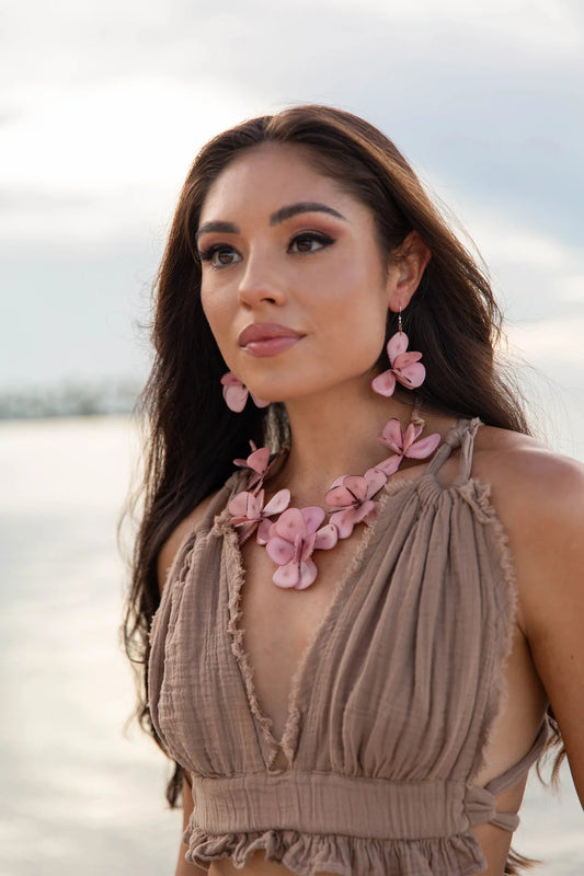Handcrafted Flower Cluster Earrings