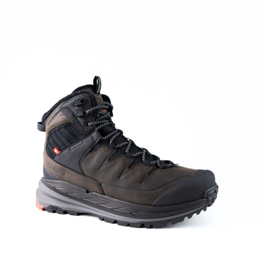 Men’s Lace Up Brown Leather Winter Boots