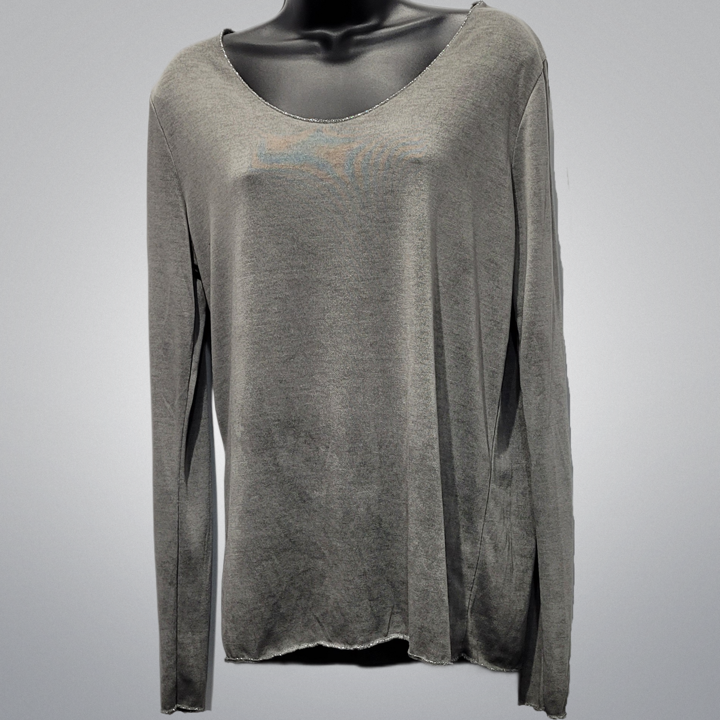 Italian Long Sleeve Knit Top