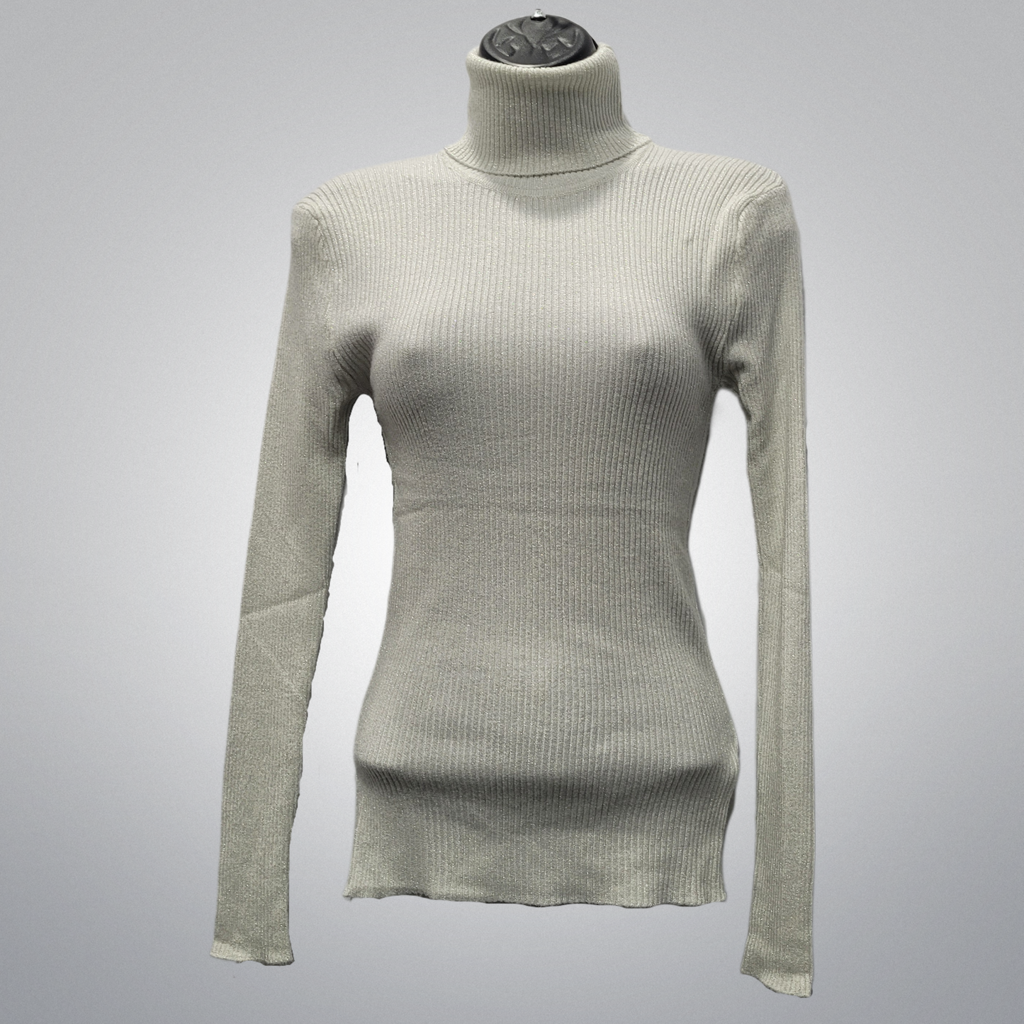 Soft Sparkle Turtleneck Top