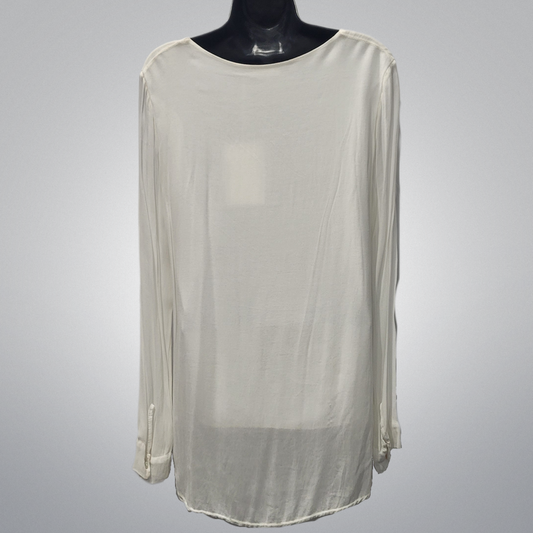 Italian Long Sleeve Cream Top