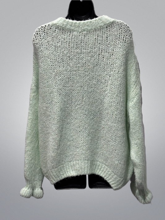 Italian Light Blue Knit Sweater