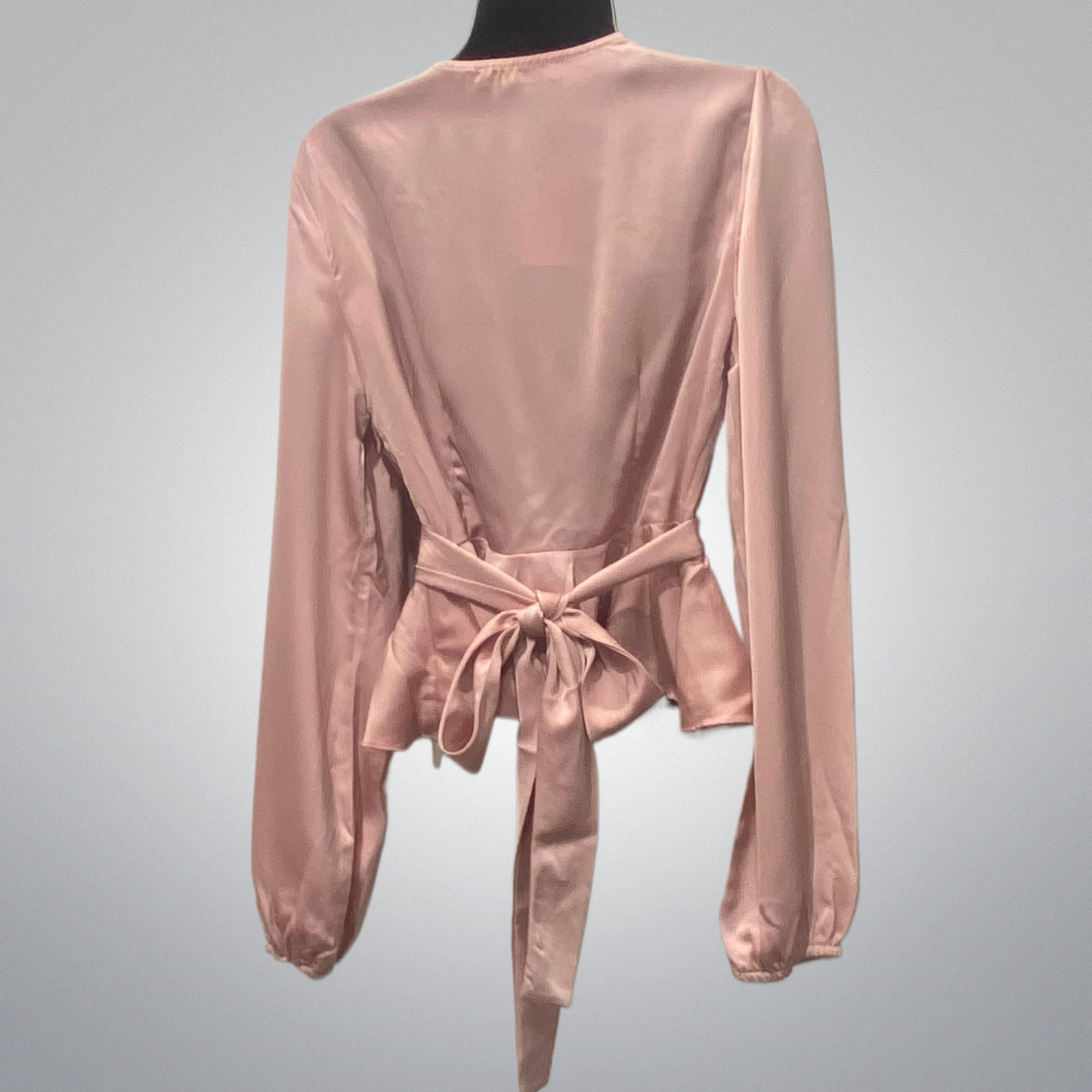 Adorable Satin Top With Flattering Waist