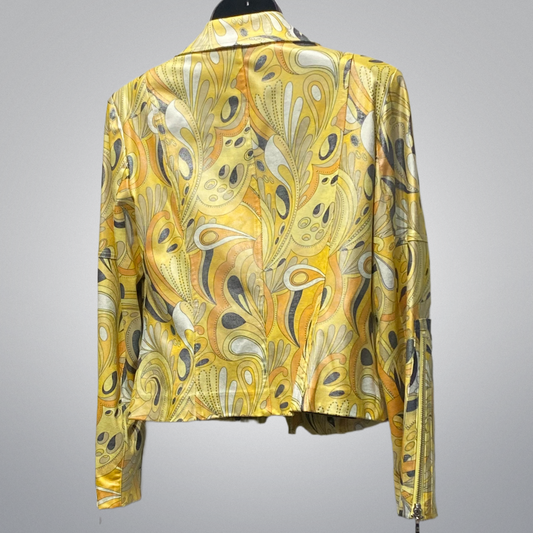 Sunshine Pucci Vegan Jacket