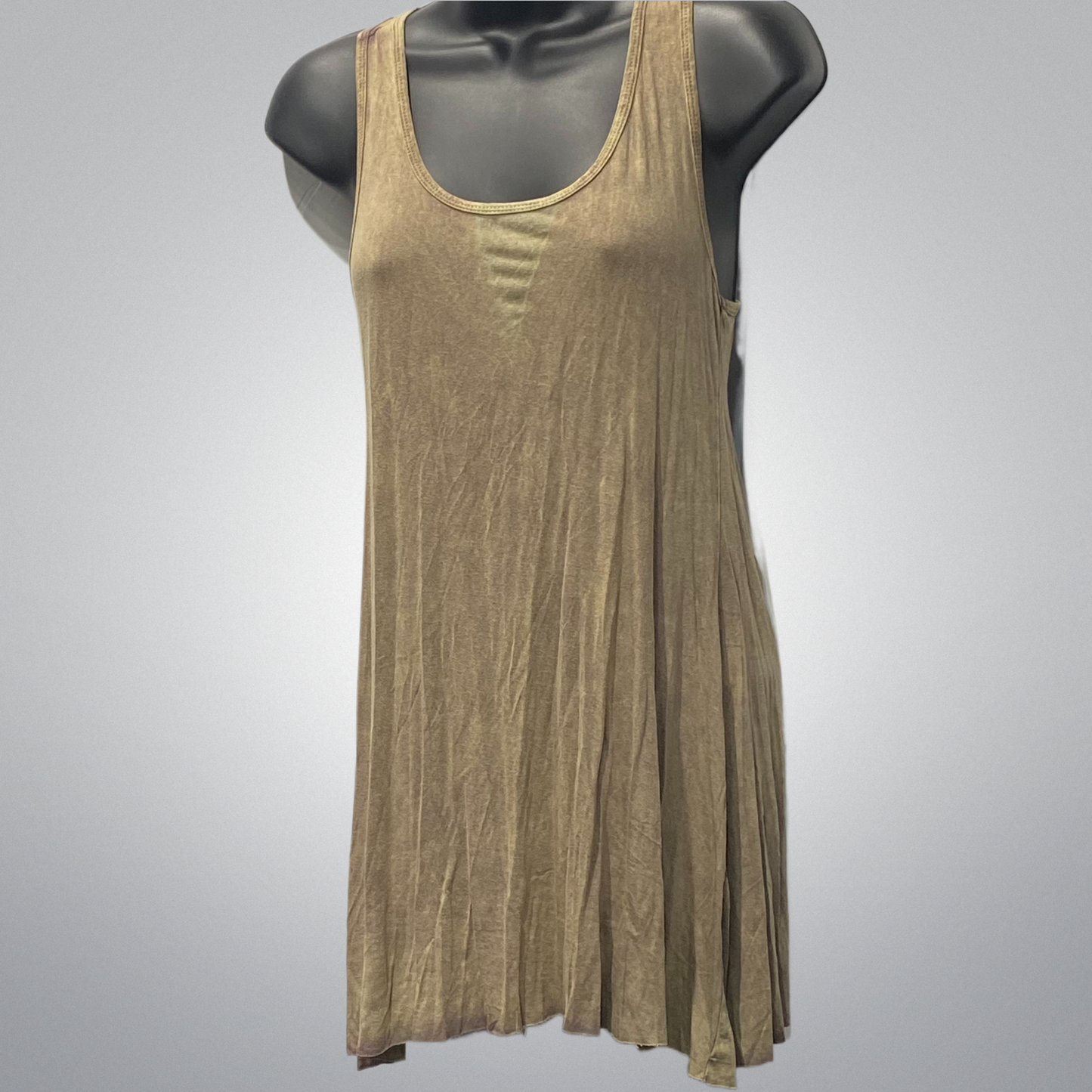 Soft Knit Tunic Length Tank Top
