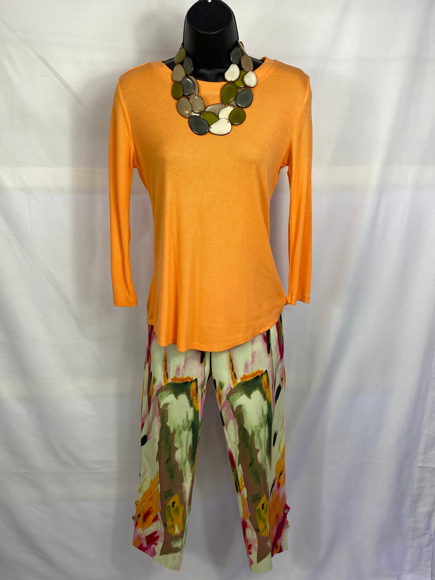 Soft Knit Layering 3/4 Sleeve Top ~ Jewel Tone Colors