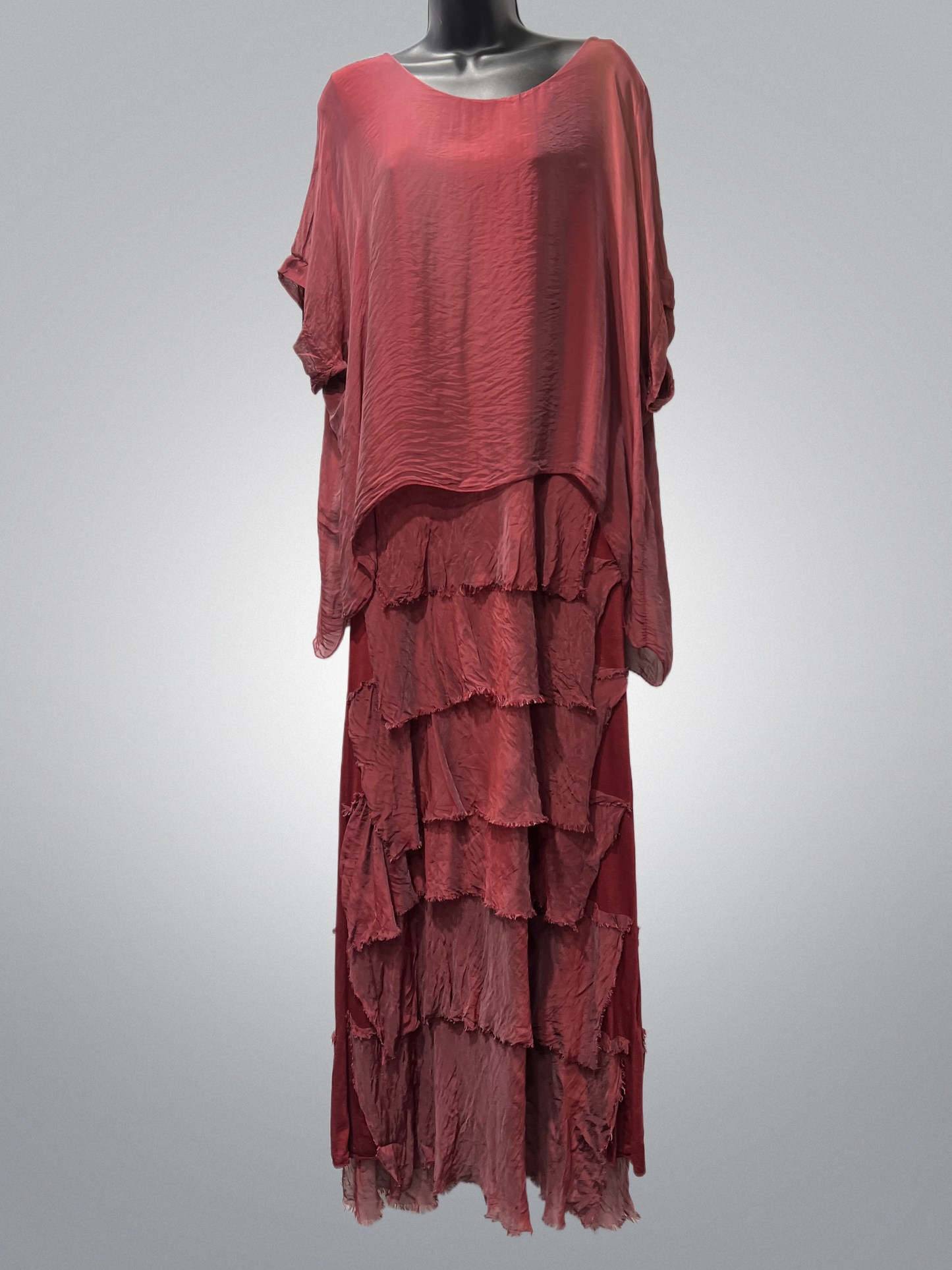 Italian Silk Overlay Dress (in 3 colors)