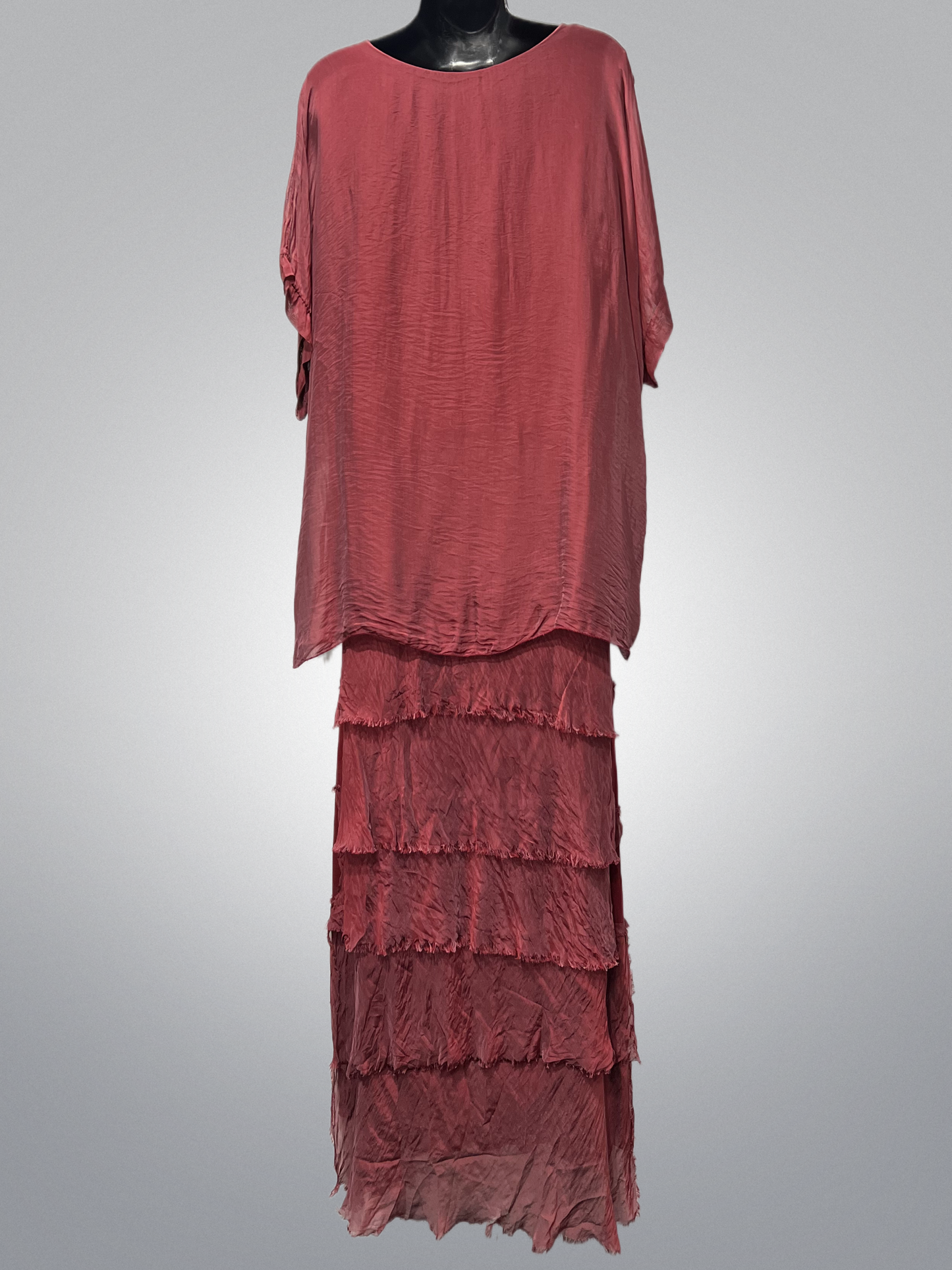 Italian Silk Overlay Dress (in 3 colors)