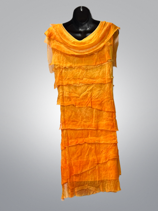 Italian Silk Layered Short Dress (in 4 colors)