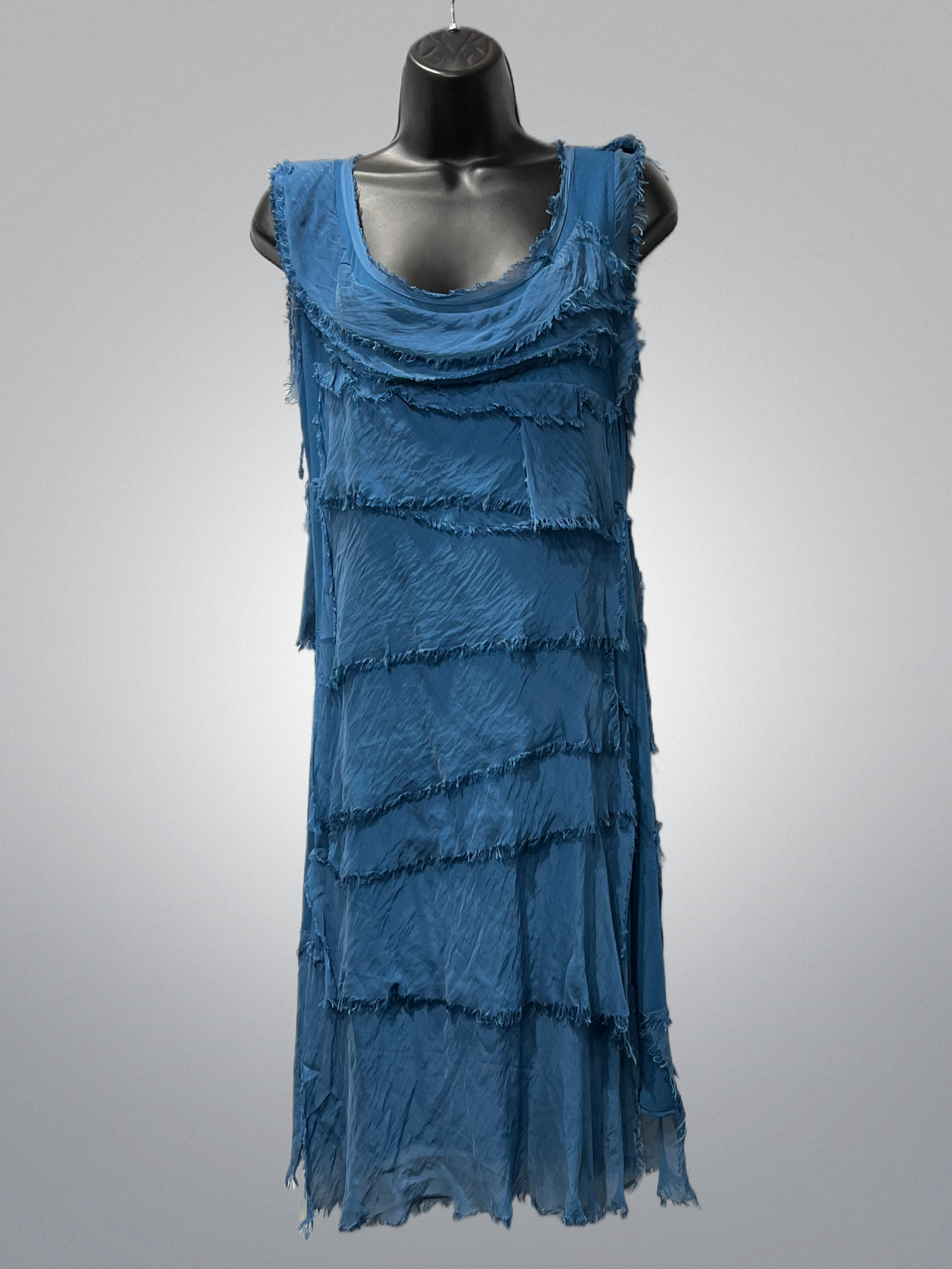 Italian Silk Layered Short Dress (in 4 colors)