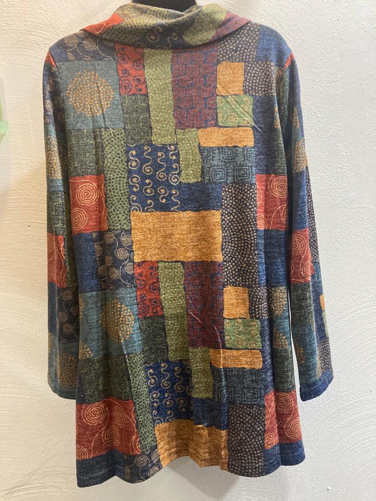 Printed Long Sleeves Tunic