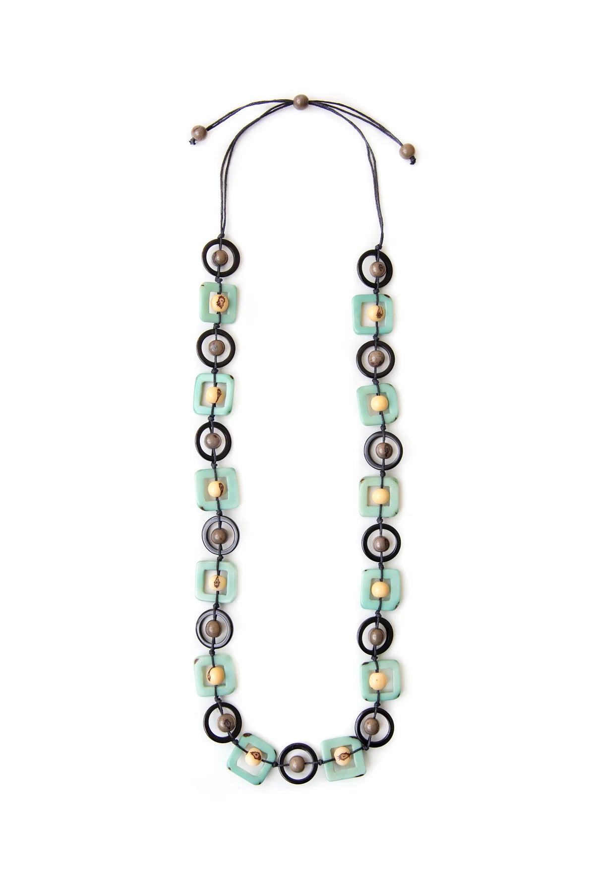 Handcrafted Small Squares Necklace