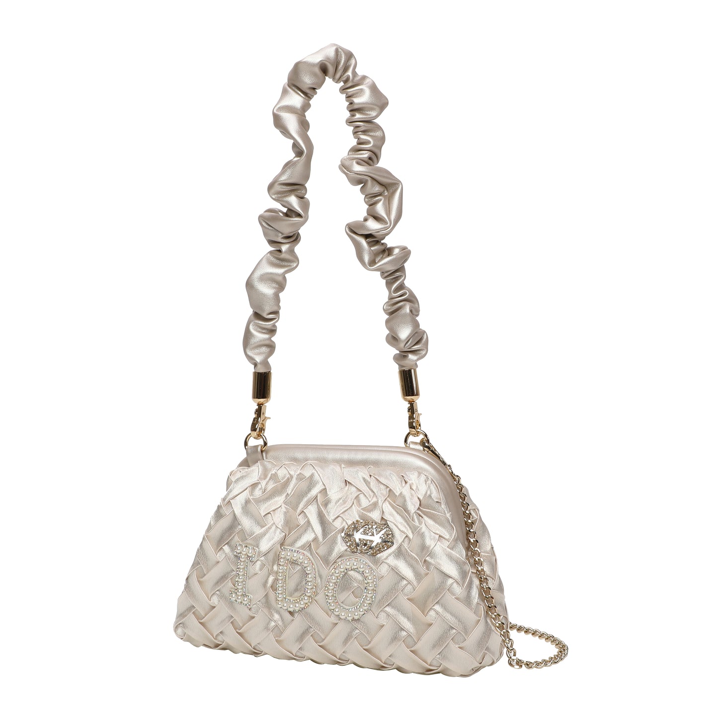 Satin "I DO" Purse
