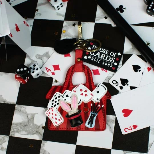 House of Cards Magic Shop Key Charm