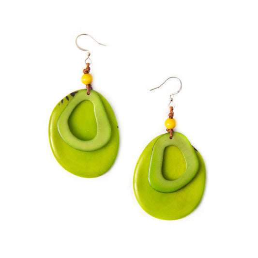 Solemn Two-Drop Earrings