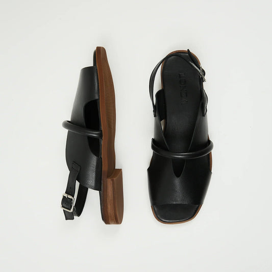 Cross Strap Slingback Handcrafted Leather Sandals (in 3 colors)