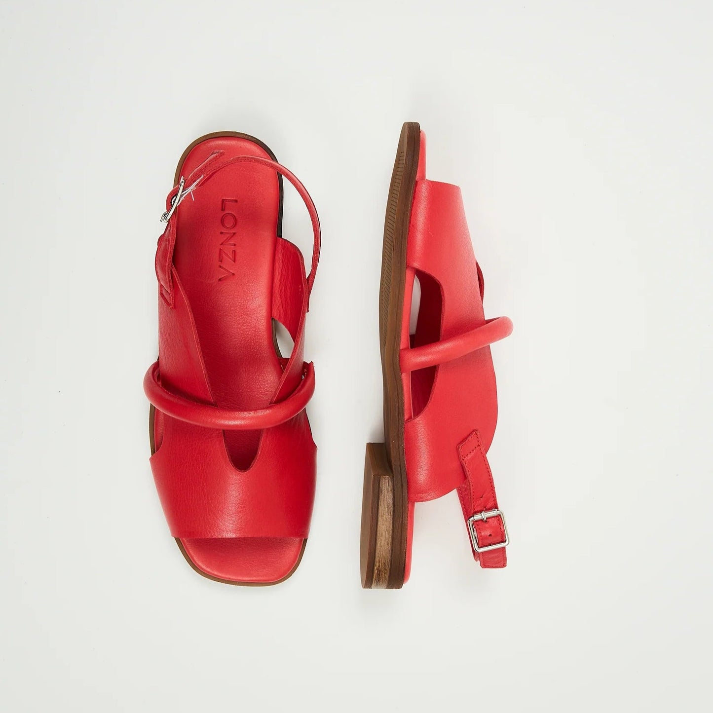 Cross Strap Slingback Handcrafted Leather Sandals (in 3 colors)