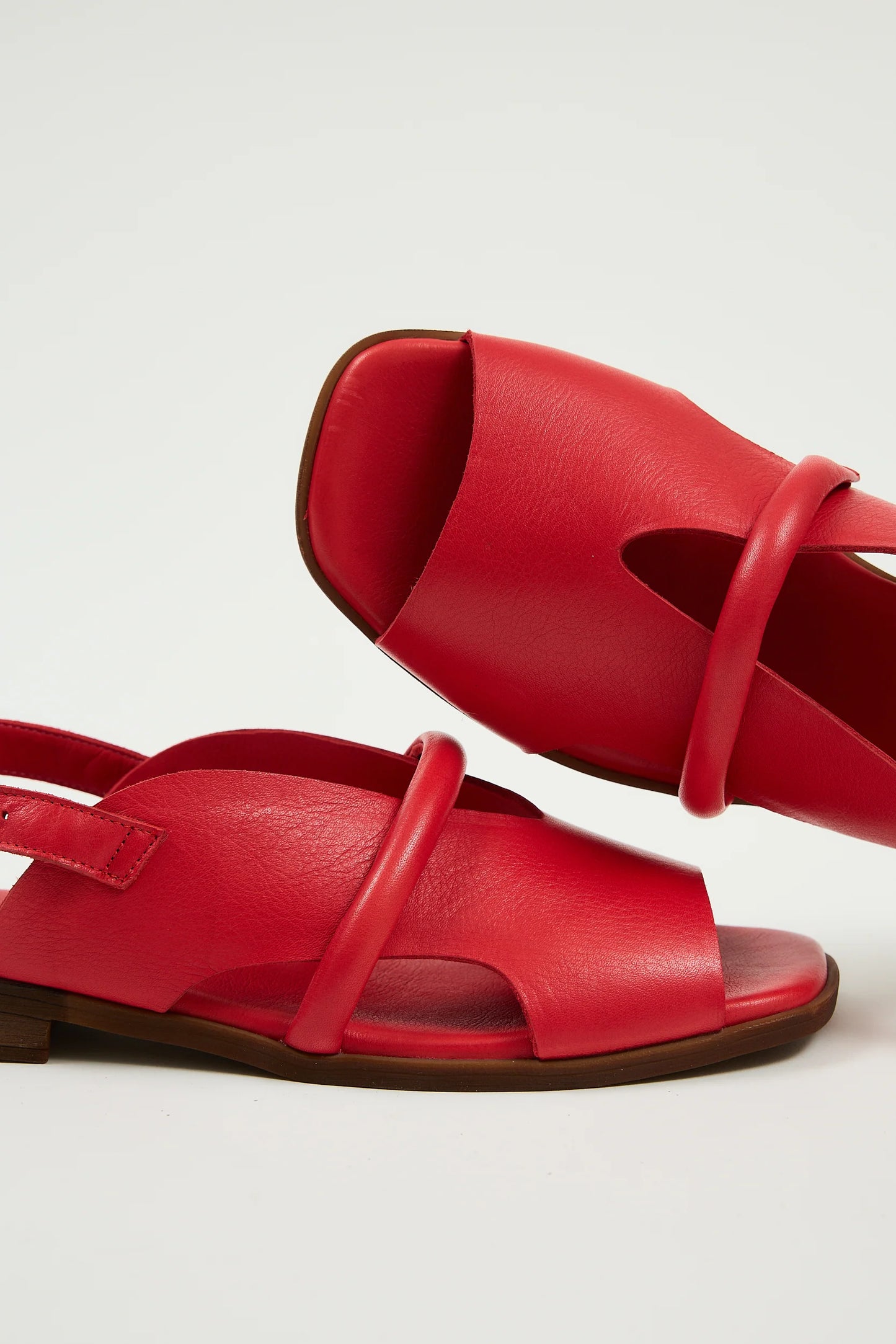 Cross Strap Slingback Handcrafted Leather Sandals (in 3 colors)