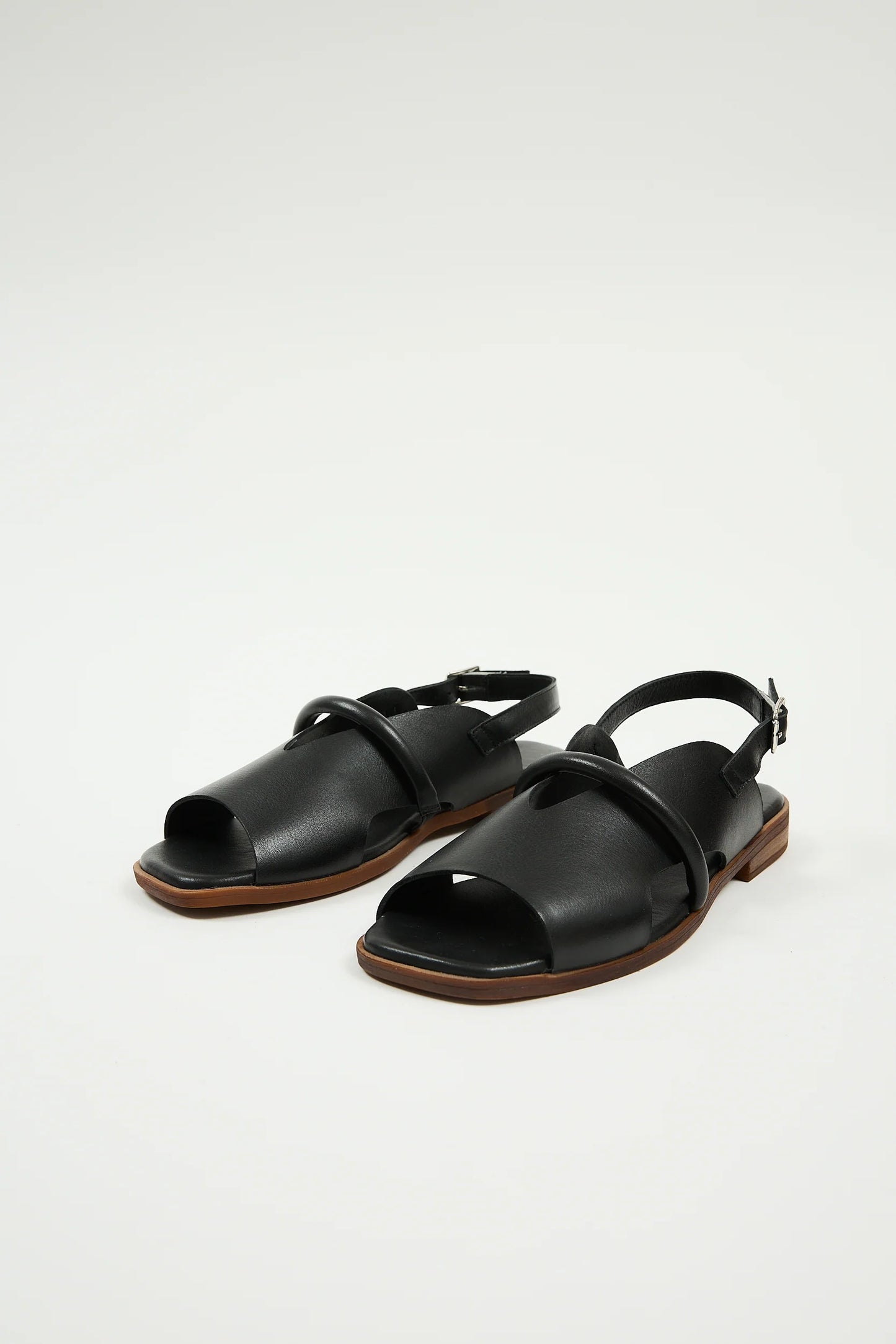 Cross Strap Slingback Handcrafted Leather Sandals (in 3 colors)