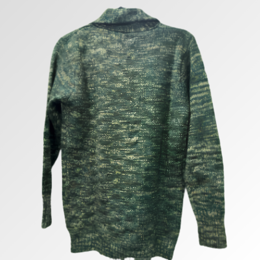 Green Button Down Sweater