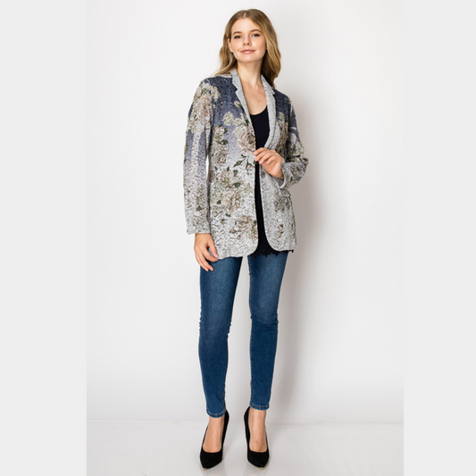 Lace And Sequin Blazer