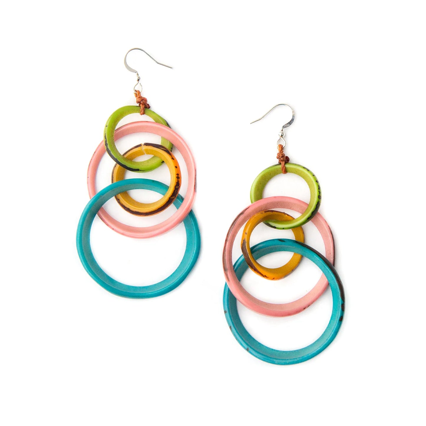 Hoops Inside Hoops Organic Earrings