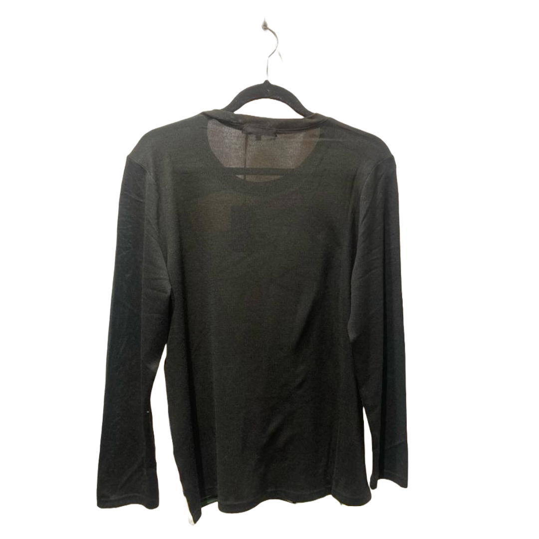 Abstract Art Design Knit Long Sleeve Top