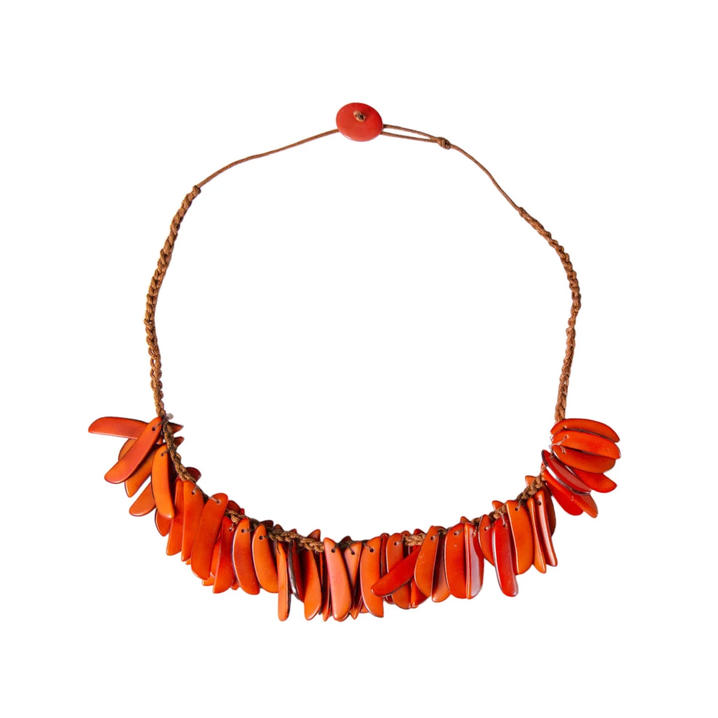Tagua Chips Drop Necklace (in 3 colors)