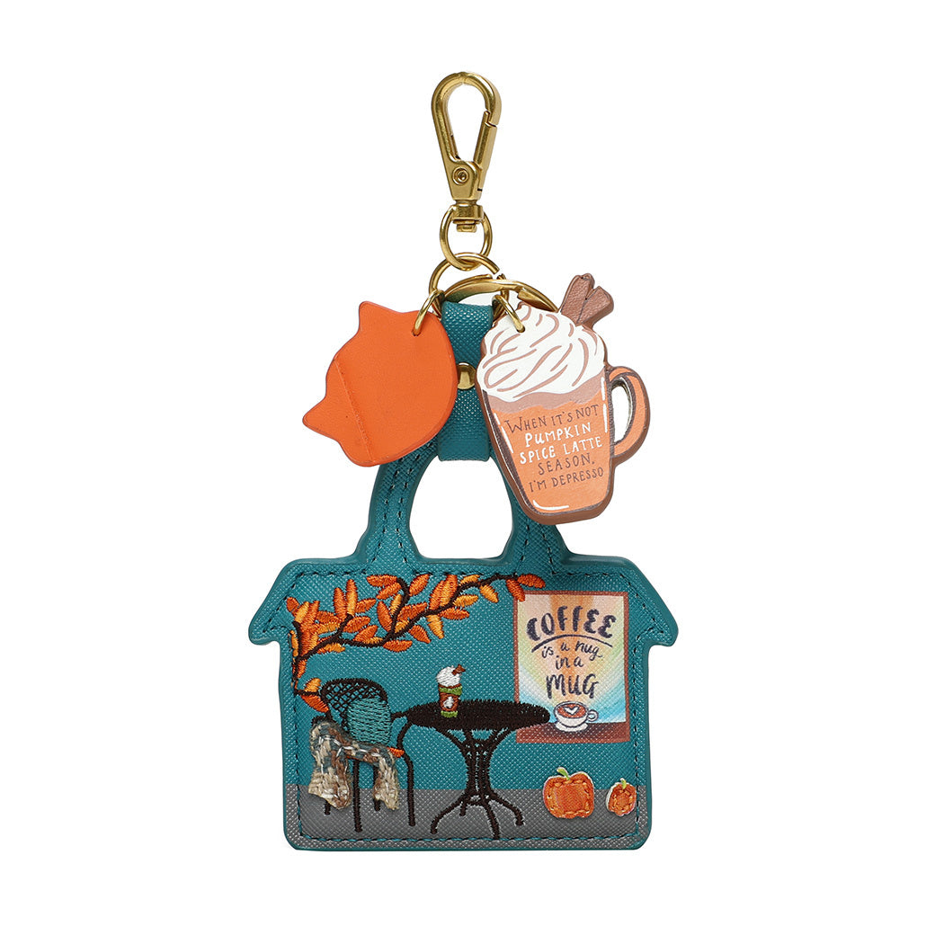 Sugar and Spice Coffee Shop Key Charm