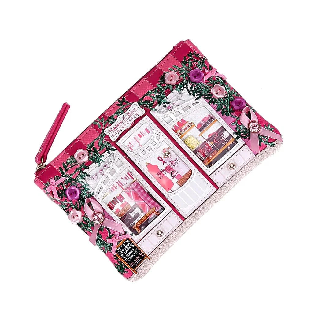 Ribbons & Bows Haberdashery Zipper Coin Purse
