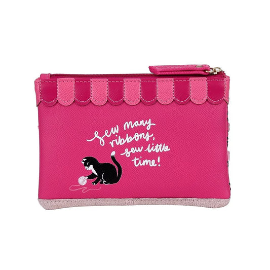 Ribbons & Bows Haberdashery Zipper Coin Purse