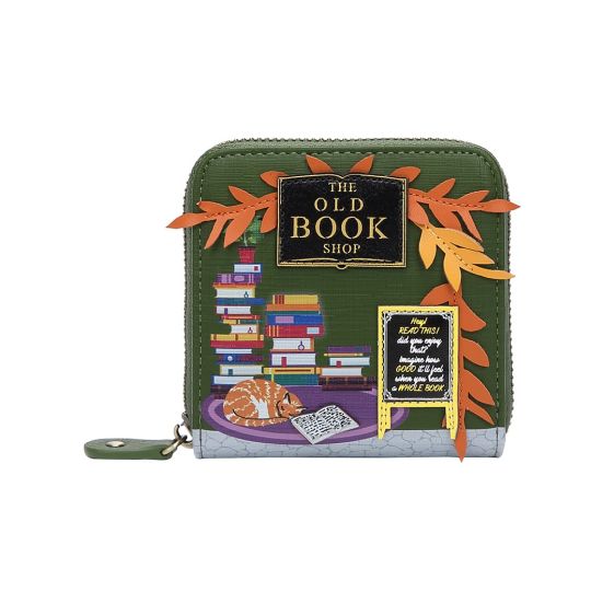 The Old Bookshop - Green Edition - Square Wallet