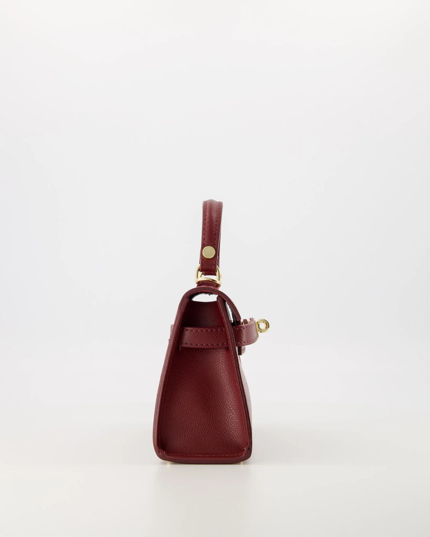 Twist Lock Leather Handbag (in 3 colors)