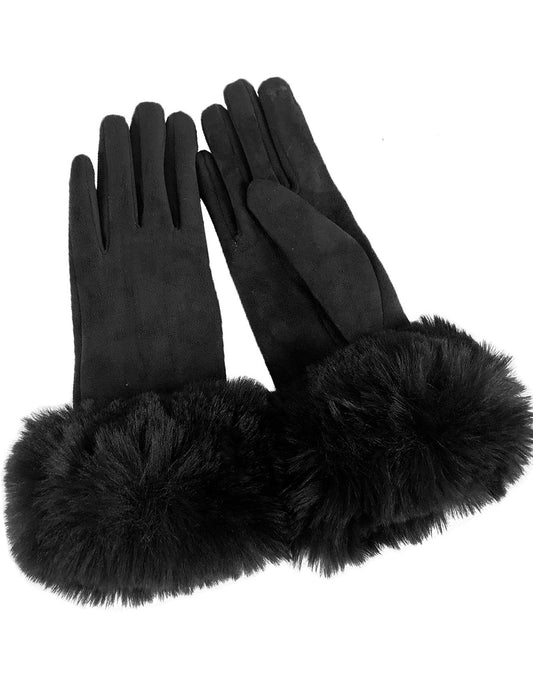 Realistic Faux Fur Gloves (in 16 colors)