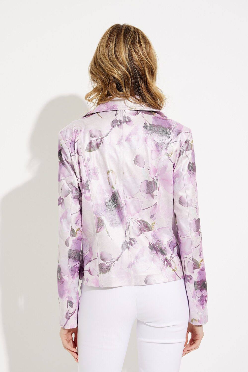 Wild Iris Print Vegan Jacket